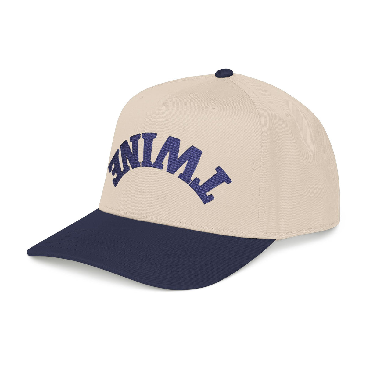 Upside down Twine Hat, Forest Green/Navy