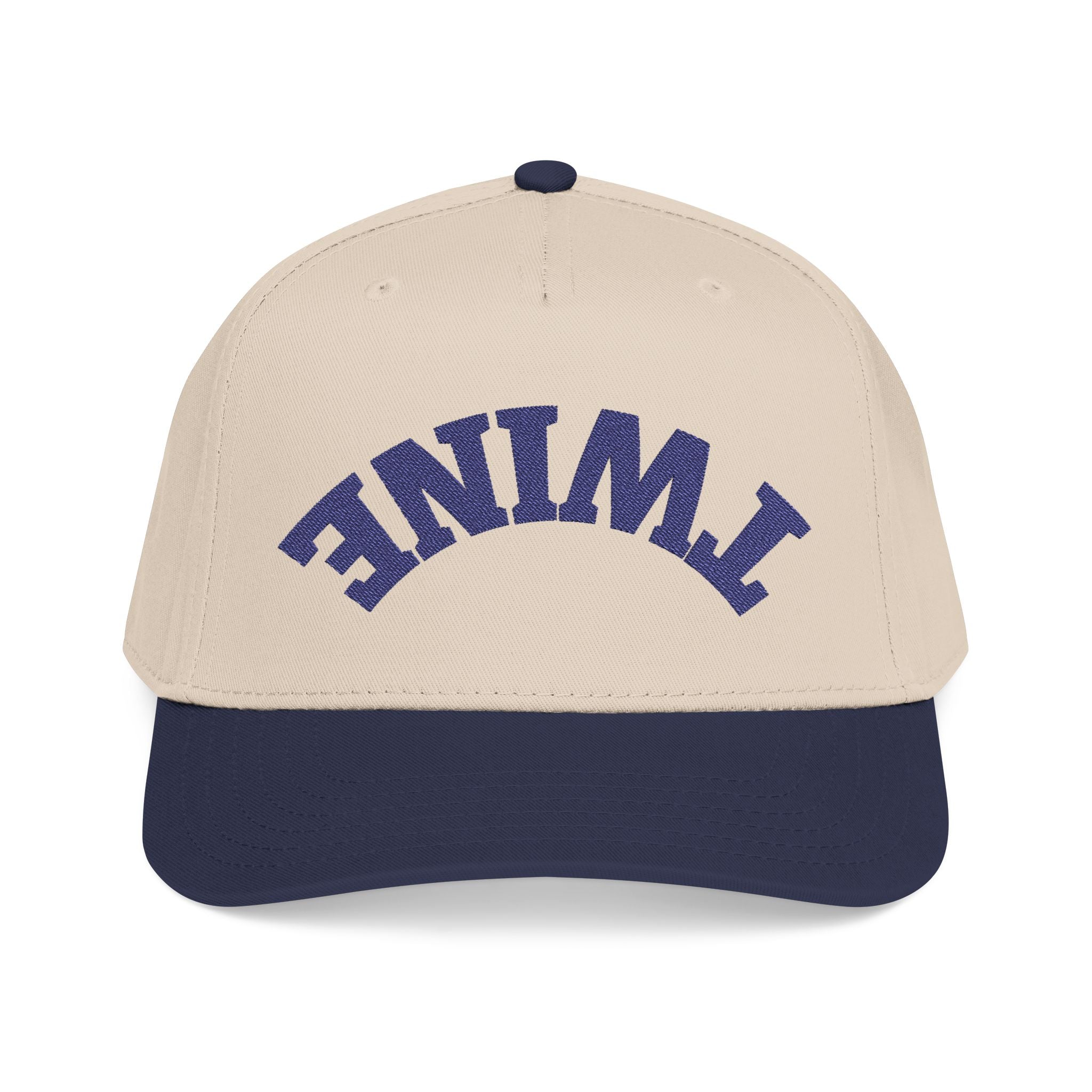 Upside down Twine Hat, Forest Green/Navy