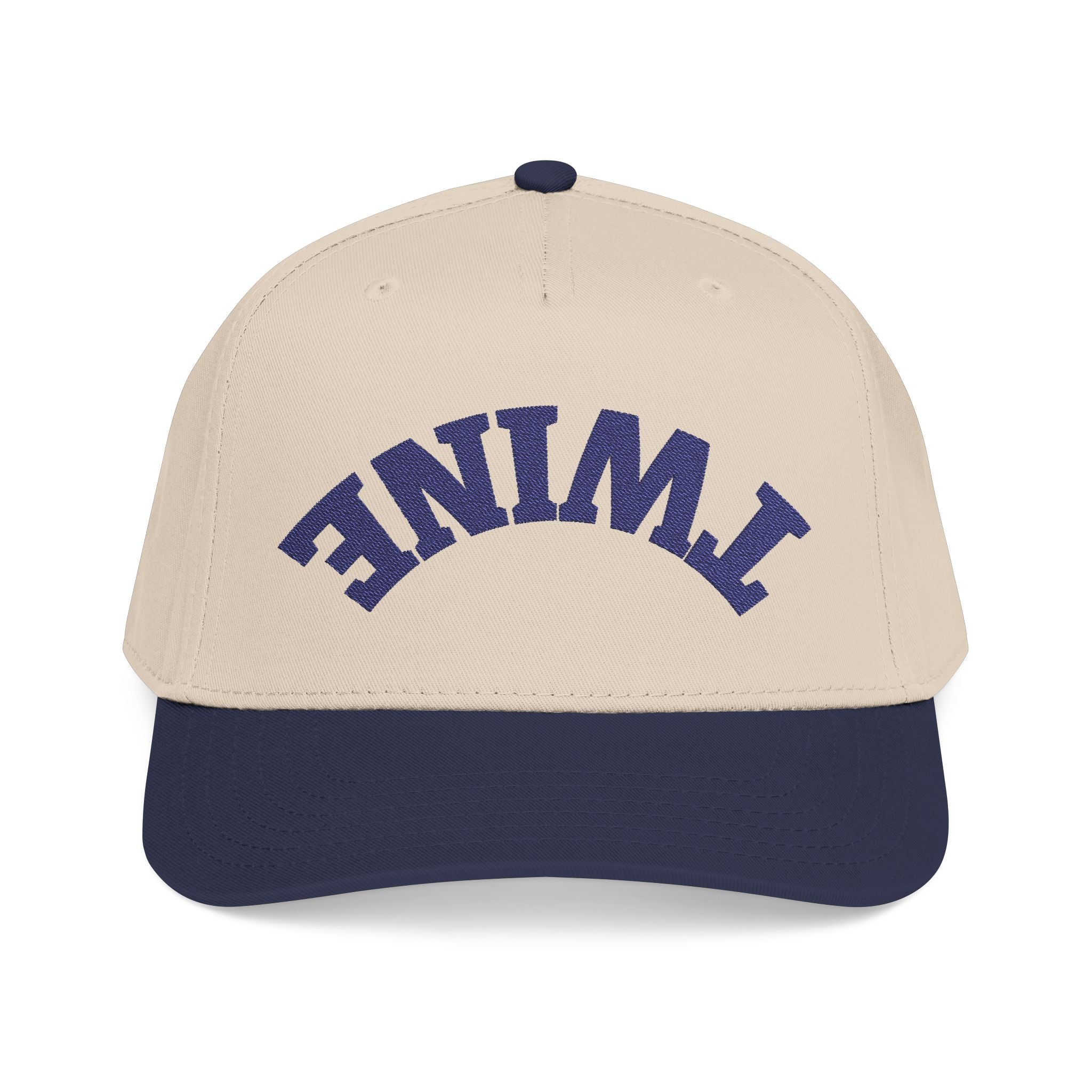 Upside down Twine Hat, Forest Green/Navy