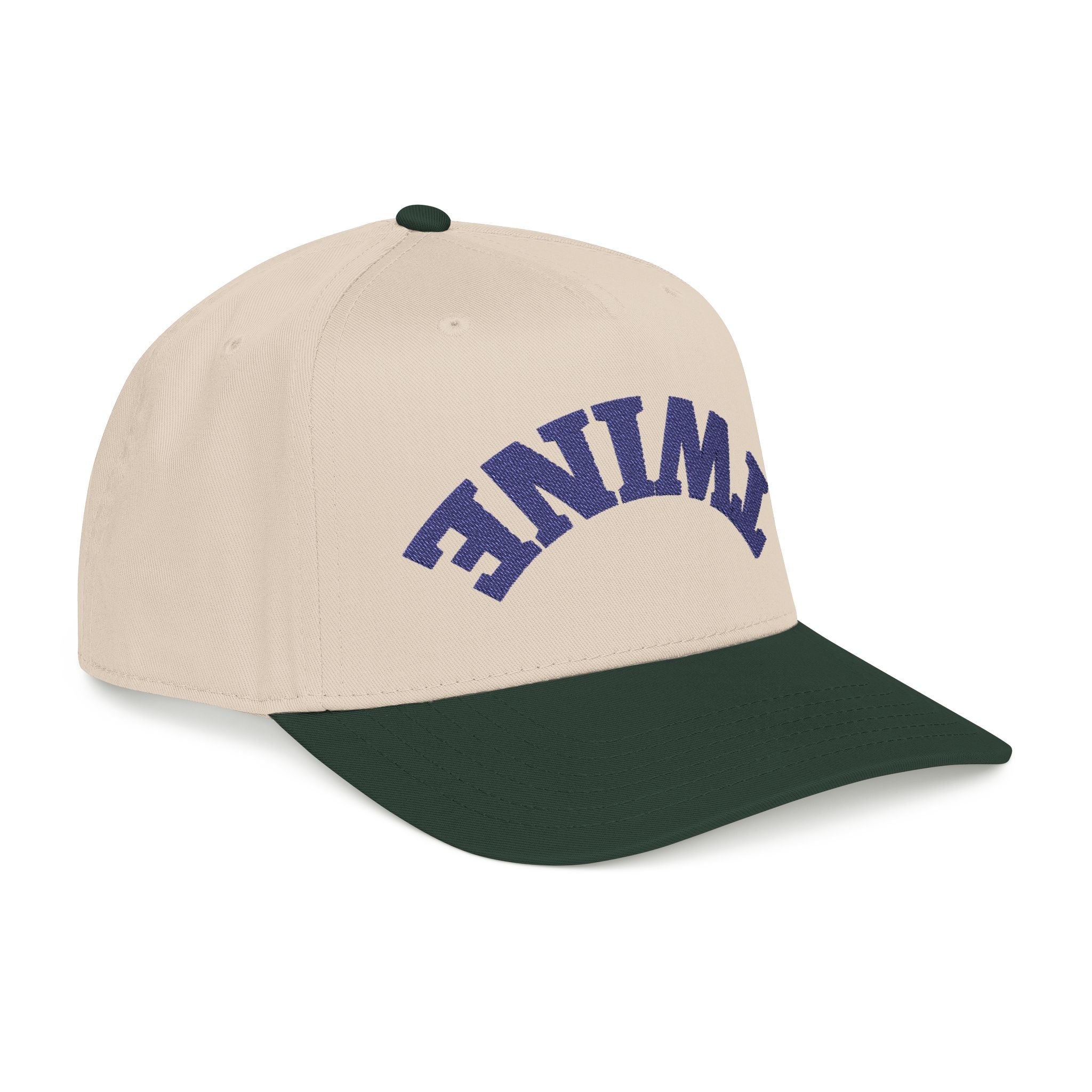 Upside down Twine Hat, Forest Green/Navy