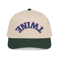 Upside down Twine Hat, Forest Green/Navy
